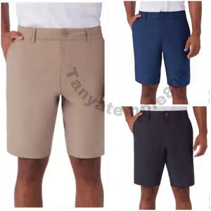 Hang Ten Men’s Hybrid WalkShorts Tan Black Blue Size 32